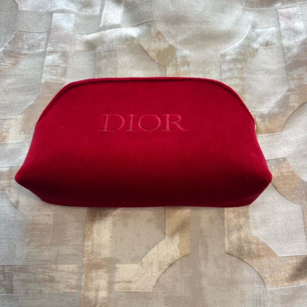 Dior Luxurious Scarlet Cosmetic Pouch